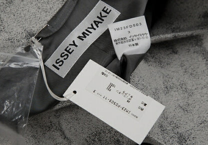 ISSEY MIYAKE Paint Jacquard Cutting Jacket Gray Size 3