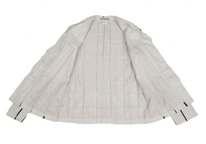 ISSEY MIYAKE Line Dye Wrinkle Pleat Jacket Light Gray Size 2
