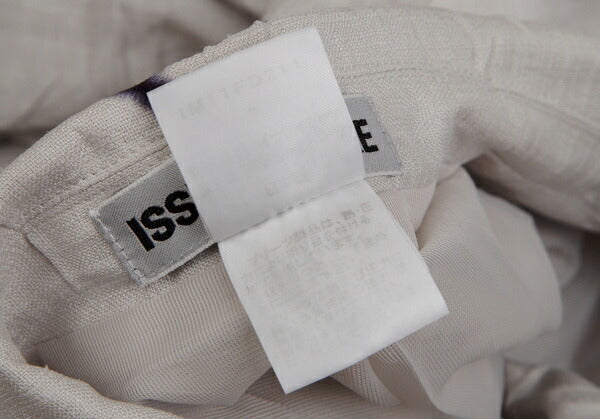 ISSEY MIYAKE Line Dye Wrinkle Pleat Jacket Light Gray Size 2