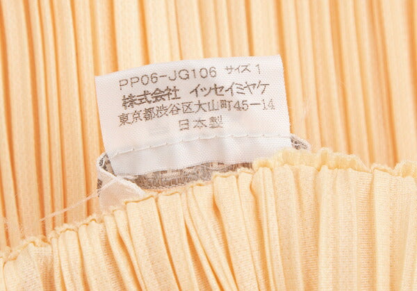 PLEATS PLEASE 00AW Yokoo Mimi Carnation Skirt Orange Size 1