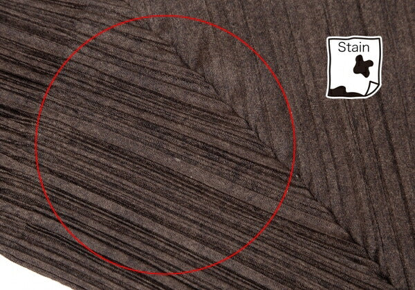 PLEATS PLEASE Uneven Dye Pleated Cardigan Brown Size 3