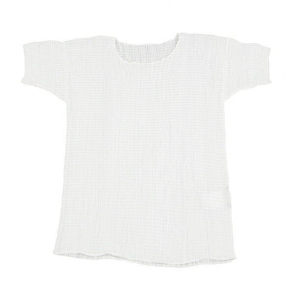 ISSEY MIYAKE Stretch Pleated T-Shirt White Size M