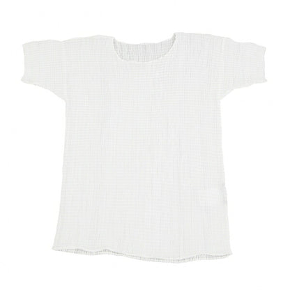 ISSEY MIYAKE Stretch Pleated T-Shirt White Size M