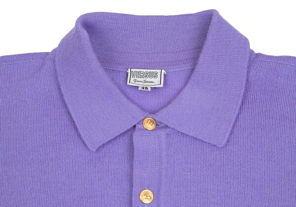 Versace VERSUS Lion Button Collared Knit Sweater Size 48