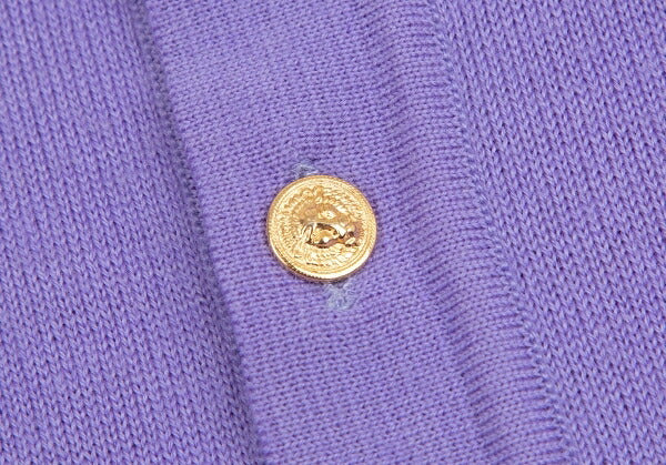 Versace VERSUS Lion Button Collared Knit Sweater Size 48
