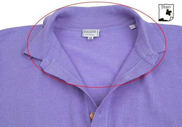 Versace VERSUS Lion Button Collared Knit Sweater Size 48