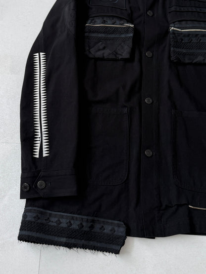 Undercover Black Gimmick Cotton Shirt Size 3