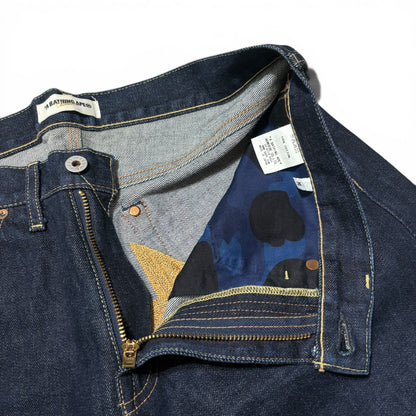 Japanese Brand 00's A BATHING APE Jeans "BAPESTA" Size M