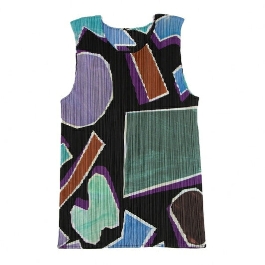 PLEATS PLEASE 17SS Modern Art Print Tank Top Multi Size 3