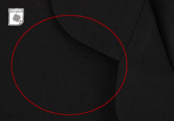 Yohji Yamamoto POUR HOMME Wool Gabardine Jacket Black Size S