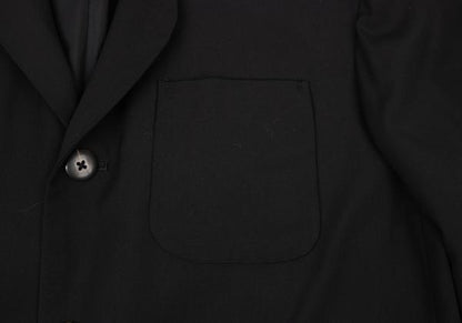 Yohji Yamamoto POUR HOMME Wool Gabardine Jacket Black Size S