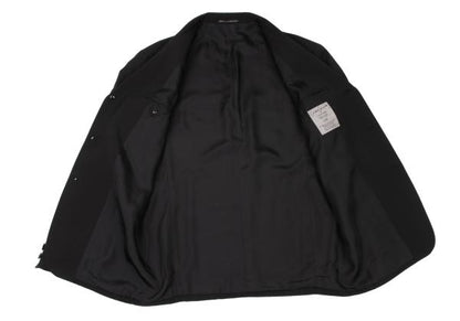 Yohji Yamamoto POUR HOMME Wool Gabardine Jacket Black Size S