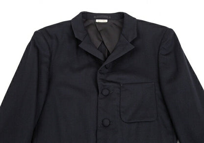 COMME des GARCONS HOMME PLUS Stretch Wool Jacket Navy Size S