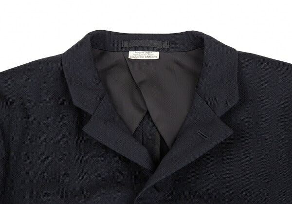 COMME des GARCONS HOMME PLUS Stretch Wool Jacket Navy Size S
