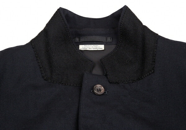 COMME des GARCONS HOMME PLUS Stretch Wool Jacket Navy Size S