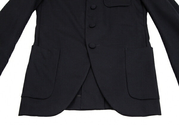 COMME des GARCONS HOMME PLUS Stretch Wool Jacket Navy Size S