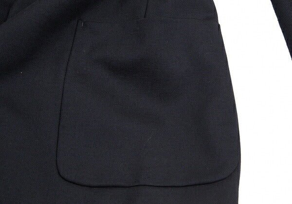 COMME des GARCONS HOMME PLUS Stretch Wool Jacket Navy Size S