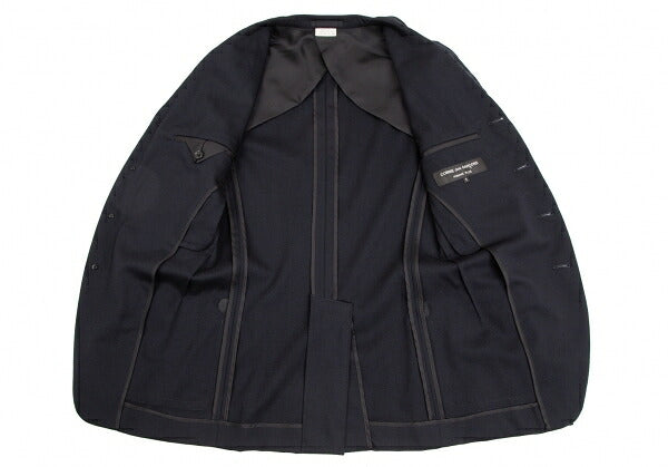 COMME des GARCONS HOMME PLUS Stretch Wool Jacket Navy Size S