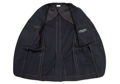 COMME des GARCONS HOMME PLUS Stretch Wool Jacket Navy Size S