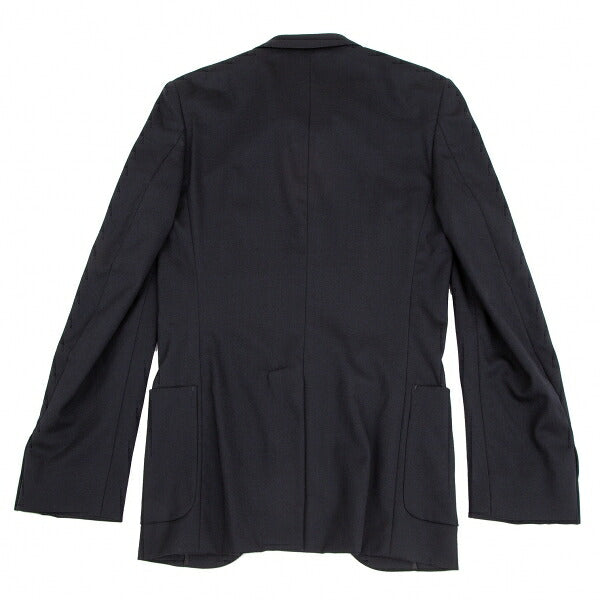 COMME des GARCONS HOMME PLUS Stretch Wool Jacket Navy Size S