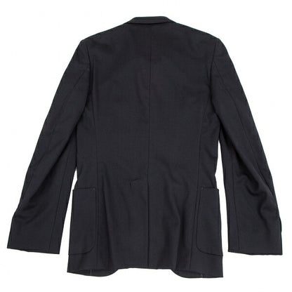 COMME des GARCONS HOMME PLUS Stretch Wool Jacket Navy Size S