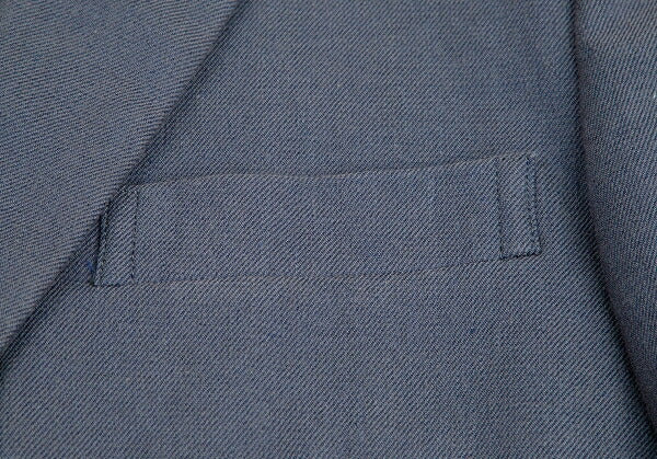 COMME des GARCONS HOMME PLUS Cotton Blazer Blue-Gray Size S