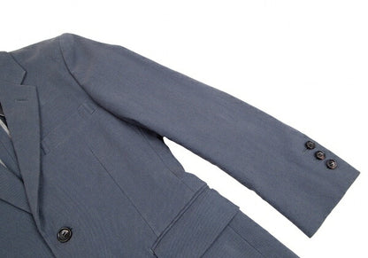 COMME des GARCONS HOMME PLUS Cotton Blazer Blue-Gray Size S