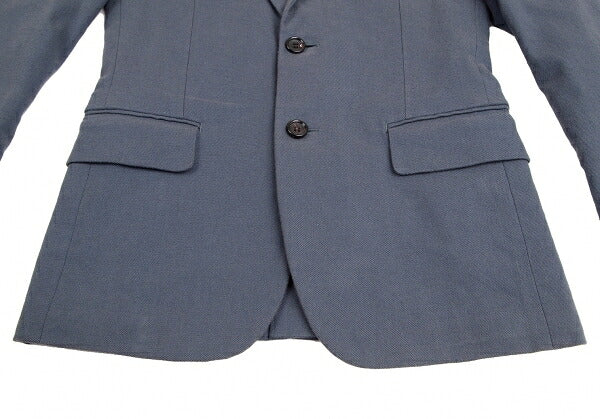 COMME des GARCONS HOMME PLUS Cotton Blazer Blue-Gray Size S