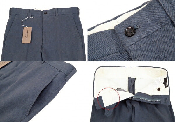 COMME des GARCONS HOMME PLUS Tapered Pants Blue-Grey Size SS