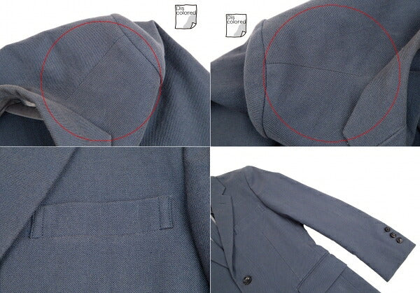 COMME des GARCONS HOMME PLUS Cotton Blue Grey Suit Size S/SS
