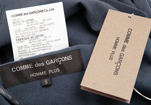 COMME des GARCONS HOMME PLUS Cotton Blue Grey Suit Size S/SS