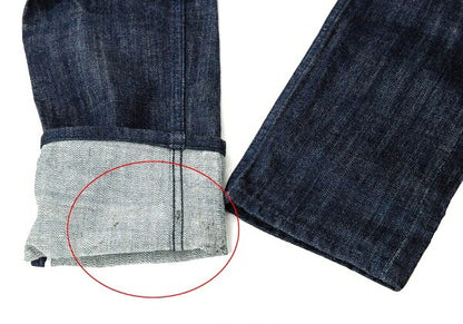 LEMAIR Tapered Slim Selvedge Jeans Indigo Size 27