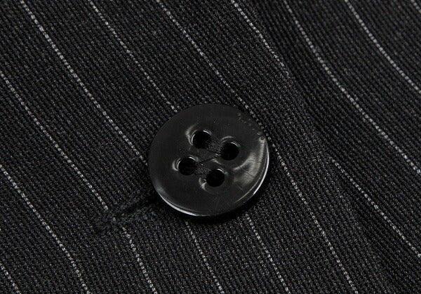 ARMANI COLLEZIONI Pinstripe 1 Button Jacket Black Size 38