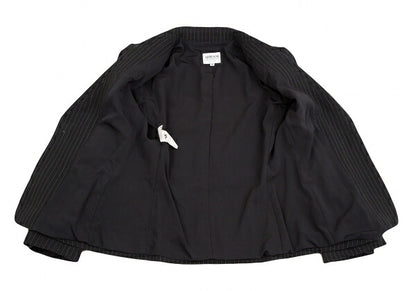 ARMANI COLLEZIONI Pinstripe 1 Button Jacket Black Size 38