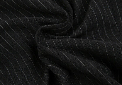 ARMANI COLLEZIONI Pinstripe 1 Button Jacket Black Size 38