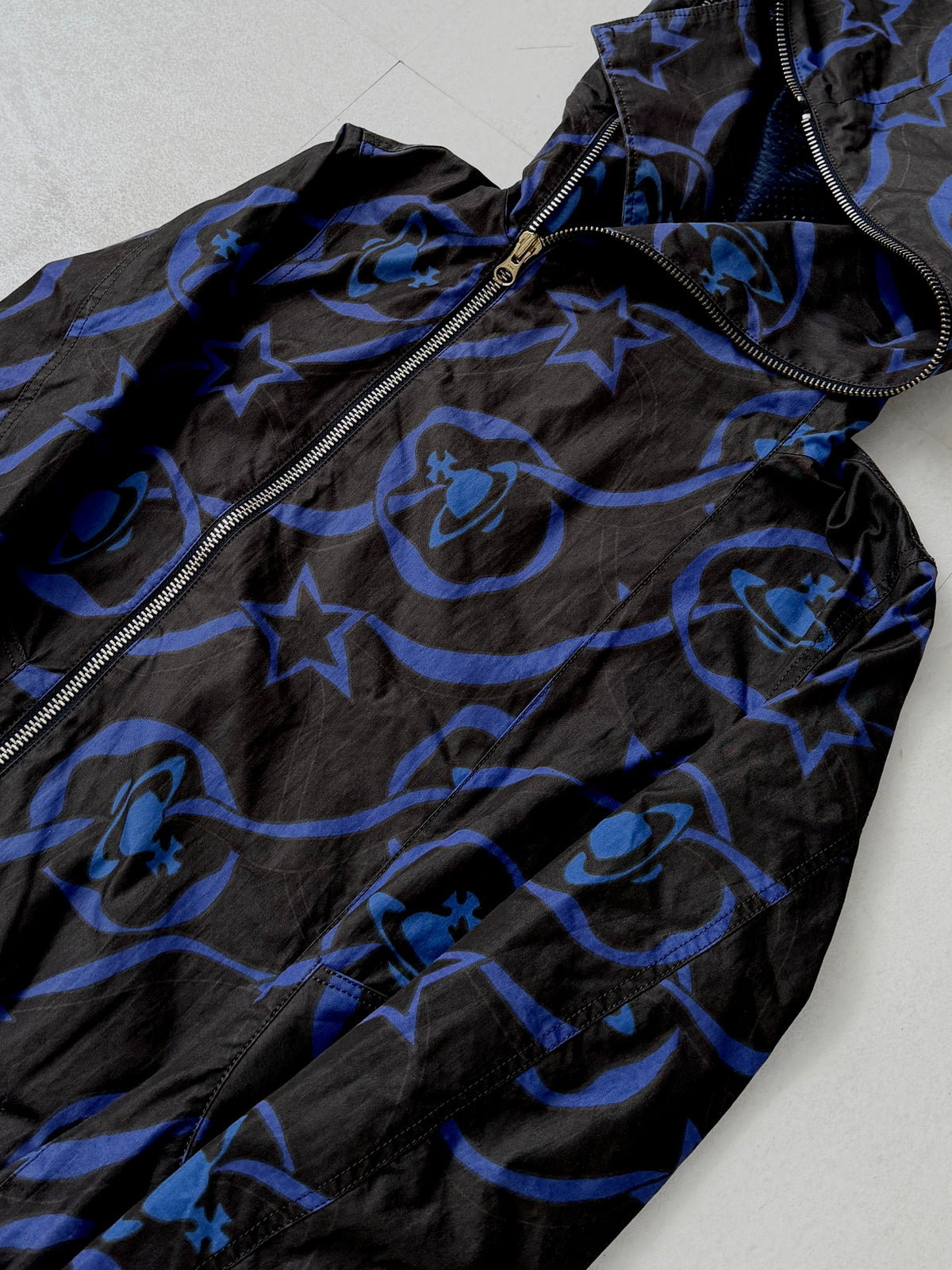 Vivienne Westwood Man Gimmick Design Zip Hoodie Size 44