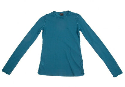 Jean Paul GAULTIER FEMME Yarn Stitch Mesh Top Blue Size 40