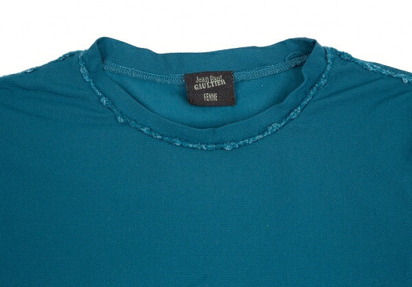 Jean Paul GAULTIER FEMME Yarn Stitch Mesh Top Blue Size 40