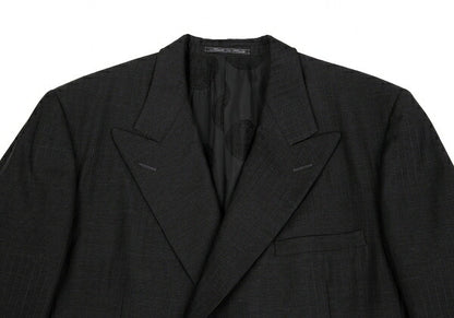 GIANNI VERSACE DB Shadow Stripe Jacket Charcoal Size L