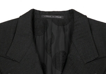 GIANNI VERSACE DB Shadow Stripe Jacket Charcoal Size L