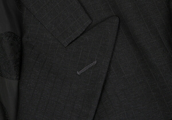 GIANNI VERSACE DB Shadow Stripe Jacket Charcoal Size L