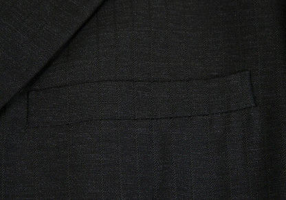 GIANNI VERSACE DB Shadow Stripe Jacket Charcoal Size L