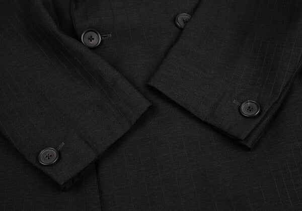 GIANNI VERSACE DB Shadow Stripe Jacket Charcoal Size L