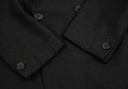 GIANNI VERSACE DB Shadow Stripe Jacket Charcoal Size L