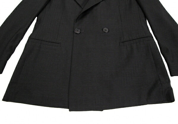 GIANNI VERSACE DB Shadow Stripe Jacket Charcoal Size L