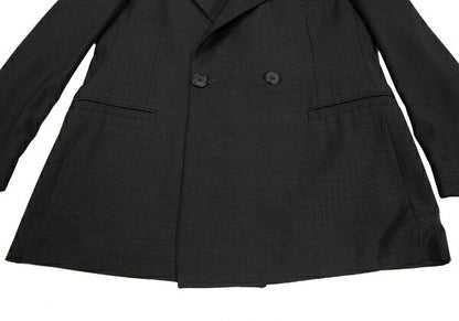 GIANNI VERSACE DB Shadow Stripe Jacket Charcoal Size L