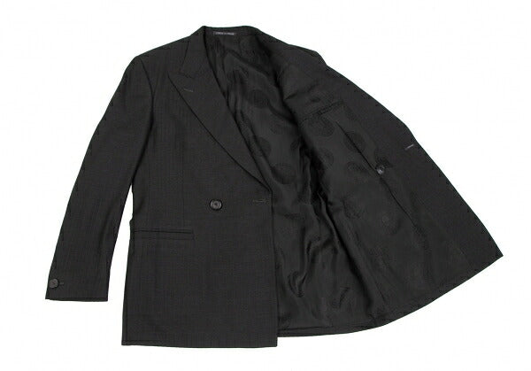 GIANNI VERSACE DB Shadow Stripe Jacket Charcoal Size L