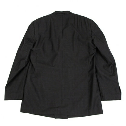 GIANNI VERSACE DB Shadow Stripe Jacket Charcoal Size L
