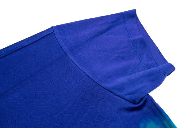 ISSEY MIYAKE MEN Hand-Dyed T-Shirt Blue-Emerald Size 4