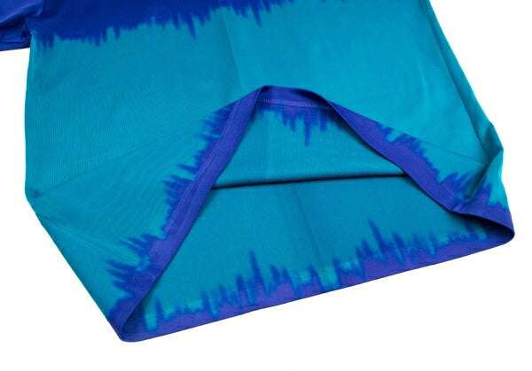 ISSEY MIYAKE MEN Hand-Dyed T-Shirt Blue-Emerald Size 4